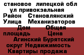 становое, липецкой обл., ул.привокзальная, 4 › Район ­ Становлянский › Улица ­ Механизаторов › Дом ­ 1 › Общая площадь ­ 65 › Цена ­ 1 950 - Агинский Бурятский округ Недвижимость » Квартиры продажа   